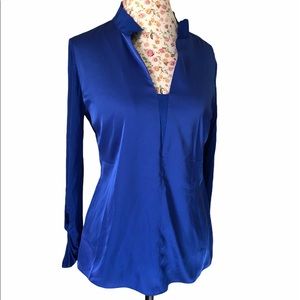 TAHARI Women’s 3/4 Sleeve Wrap Top Sz S